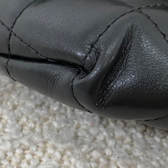 Authentic Pre-Owned Chanel CC Turnlock Flap Belt Bag Black Lambskin - Picture 8 of 15